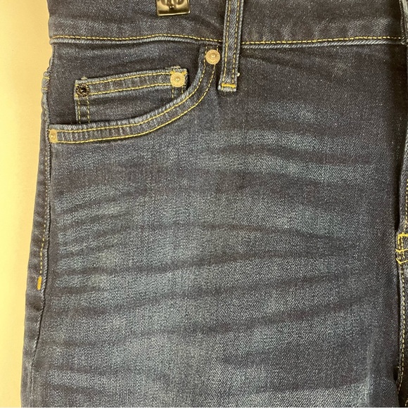 Calvin Klein Dark Wash High Rise Bermuda Shorts Women’s Size 12 - Picture 3 of 10